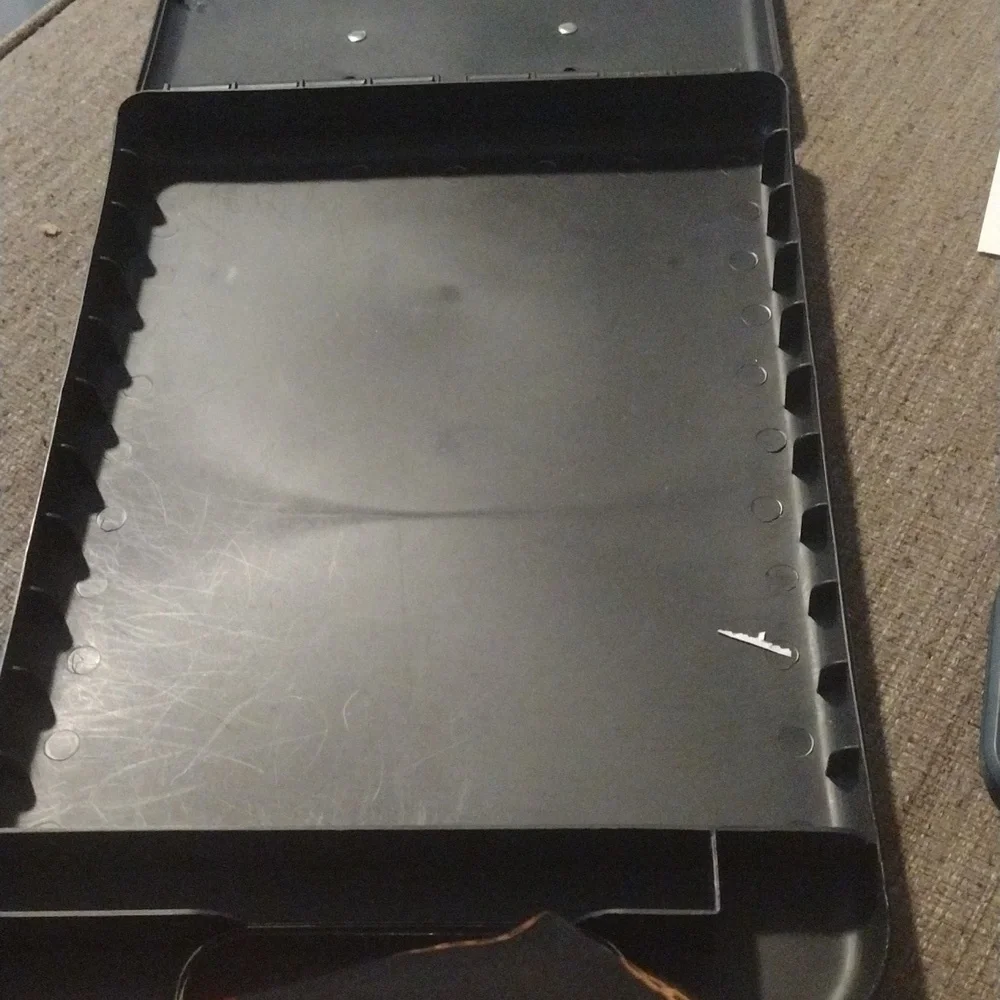 🗂️ Black Portable File Organizer with Calculator Case | Offers Welcome!